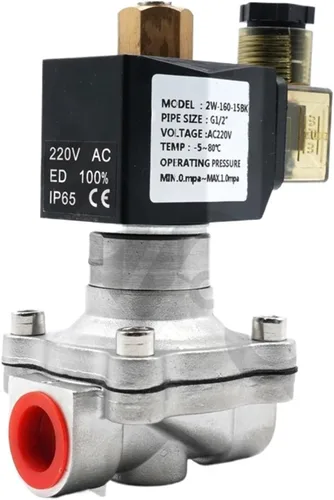 Normally Open,stainless Steel,solenoid Valve,water Valve,air Valve, 380V 220VAC 12V 24VDC,G1/4" G3/8" G1/2" G3/4" G1" G1 1/4" G2(1",DC12V_NBR 80
