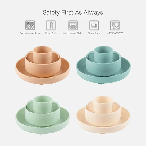 Miniatura 8 de YOOFOREA Baby Led Weaning Supplies I Toddler Infant Baby Essentials First Stage I - Juego de alimentación para bebés, taza pequeña, ventosa y plato