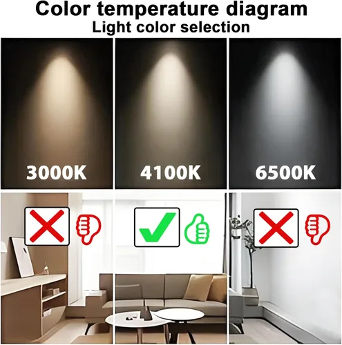 Miniatura 4 de Konideke Bombilla fluorescente F15T8/CW T8 de 15 W de 18 pulgadas, color blanco frío, bombilla de repuesto F15T8/SP41 para garaje, oficina, cocina