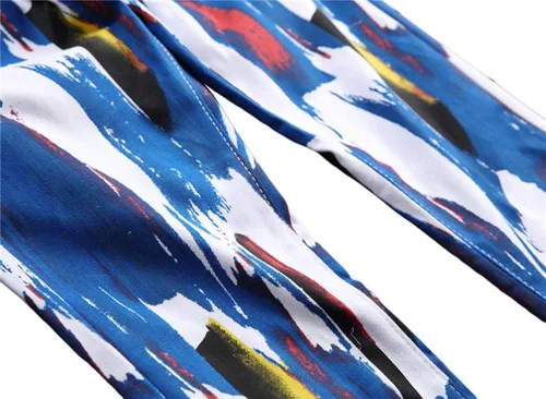 Miniatura 111 de Enrica Pantalones vaqueros estampados casuales para hombre