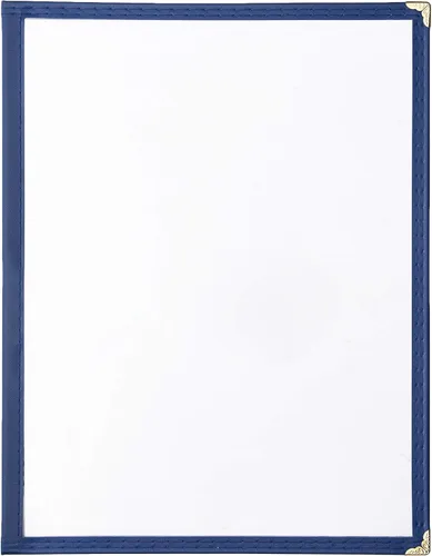 Miniatura 11 de Winco cubierta para menú, sencillo, 9.8 in x 12.4 in, negro