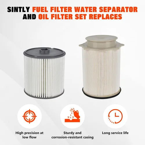 Miniatura 4 de Kit separador de agua con filtro de combustible Cummins de 6.7L compatible con motores diésel Turbo 2019-2024 Dodge Ram 2500 3500 4500 5500 6.7