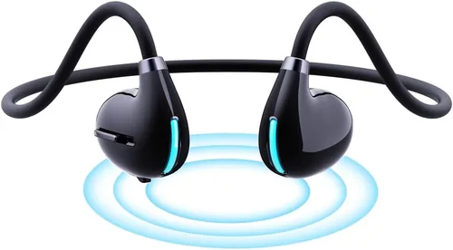 Miniatura 9 de IHAO Auriculares deportivos con clip Bluetooth 5.3 abierto, clip en la oreja nunca se cae, 8 horas de tiempo de reproducción con estuche de carga