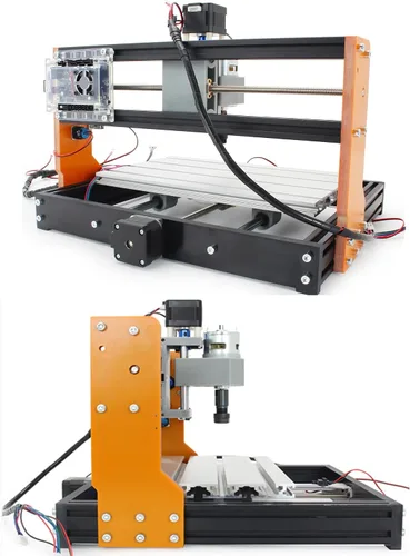 Miniatura 5 de Router CNC 3018-PRO mejorado para grabado, máquina de grabado de 300x180x45mm con interruptores de límite, parada de emergencia, husillo de 10000rpm