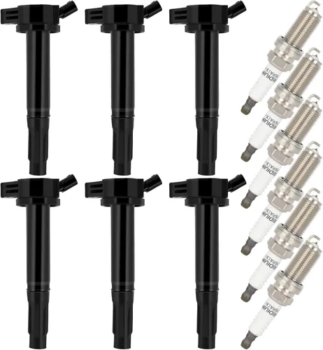 Miniatura 9 de ECCPP 6 bobinas de encendido con 6 bujías de iridio, UF487, para Toyota, para Lexus Avalon Camry Rav4 Sienna Venza Highlander IS350 RX450h ES350