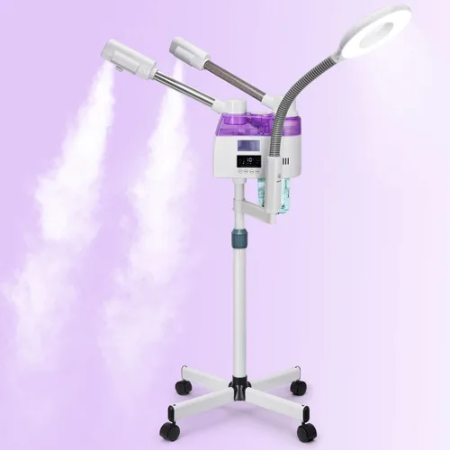 Miniatura 9 de Vaporizador facial profesional 2 en 1, vaporizador esteticista con niebla fría y caliente, vaporizador facial para limpieza profunda facial