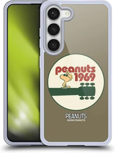 Miniatura 34 de Head Case Designs Funda de gel Woodstock 50th con licencia oficial de Peanuts Snoopy Guitar 1969 [protección de grado militar] compatible