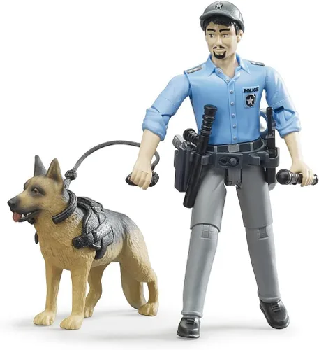 Miniatura 3 de Bruder 62150 bworld Policía con perro