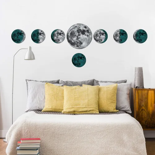 Miniatura 2 de Moon Fases - Juego de pegatinas de pared para pared