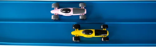 Miniatura 6 de Blu Track Racers (paquete de 3 pastel)