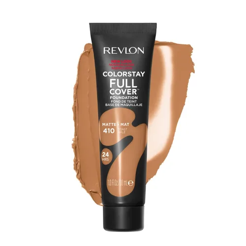 Miniatura 21 de Base líquida de Revlon ColorStay de cobertura completa de larga duración con acabado mate, maquillaje facial ligero resistente al calor y al sudor