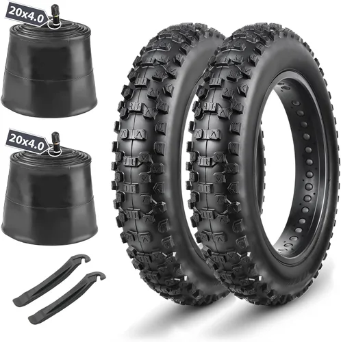 Miniatura 11 de MOHEGIA Neumático para Bicicleta Eléctrica de Llanta Ancha: 20x4.0/26x4.0 Pulgadas, Neumático de Reemplazo para Bicicleta de Montaña Eléctrica