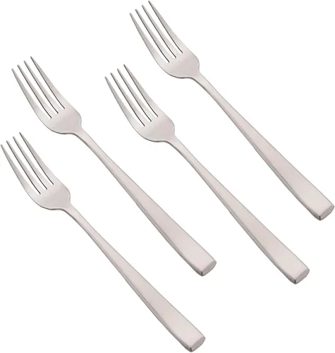 Miniatura 11 de JASHII Juego de 4 cuchillos de cena de 9.05 pulgadas, acero inoxidable 304 chapado en titanio, cuchillos de mesa de plata mate, esparcidor