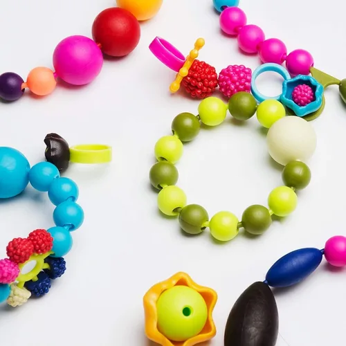 Miniatura 6 de GILI Pop Beads - Kit de fabricación de joyas para niñas de 3, 4, 5, 6, 7, 8 años, juguetes de artes y manualidades para niños de 4 a 8 años, collar