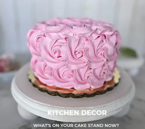 Miniatura 2 de Pastel falso de roseta rosa hecho a mano por Dezicakes - Pastel falso - Pastel artificial