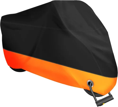 Miniatura 12 de XYZCTEM Funda para motocicleta – Bolsa de almacenamiento impermeable para exteriores, hecha de material Oxford, se adapta a todos los motores