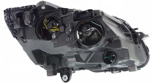 Miniatura 2 de KarParts360 Conjunto de faros delanteros para Mercedes-Benz C300 2015 16 17 2018 lado del conductor con bombillas carcasa negra sedán