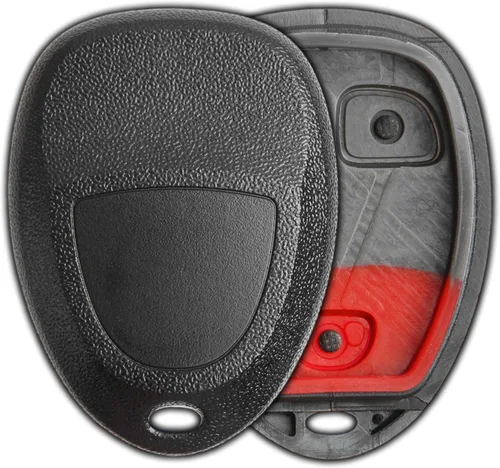 Miniatura 2 de keylessoption sólo el caso Keyless Entry Remote Key Fob Shell, Negro