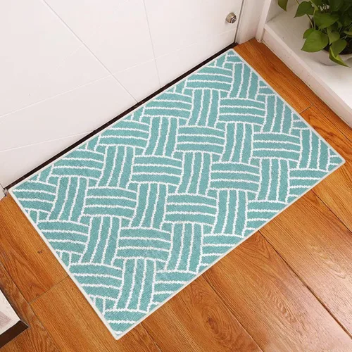 SUSSEXHOME Sisal Collection - Alfombra de pasillo de pelo bajo resistente de 2 x 3 pies, alfombra ultrafina y antideslizante, alfombra de interior