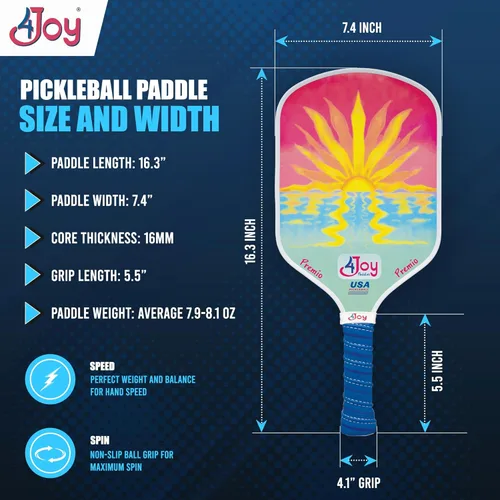 Miniatura 3 de 4Joy Serie Premio de paleta de pickleball