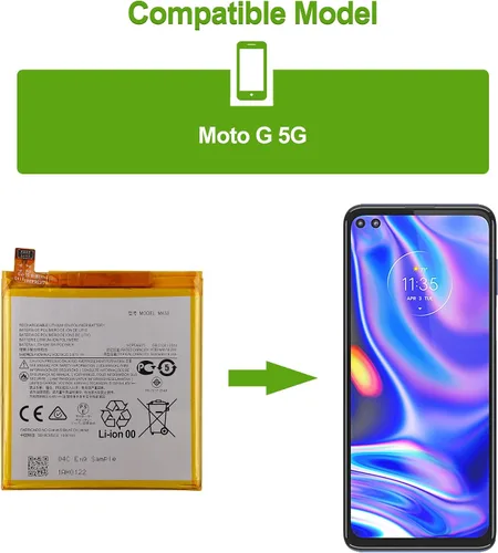 Miniatura 7 de Batería de repuesto compatible con Motorola ONE 5G ACE MK50 XT2113-2 One 5G Ace XT2113-5 con kit de herramientas