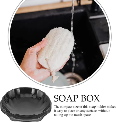 Miniatura 5 de Jabonera de concha, soporte para jabón, bandeja de jabón para fregadero, soporte para barra de jabón de ducha, jaboneras para baño, barra de jabón