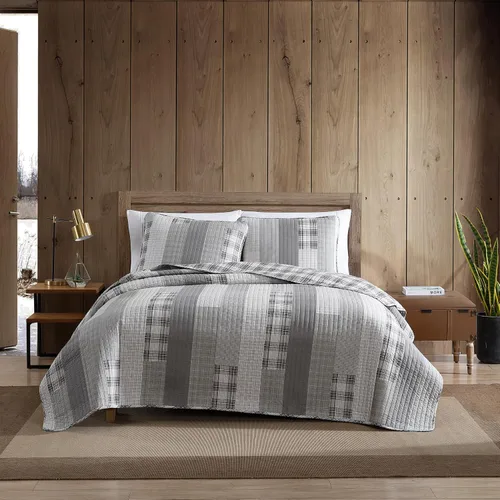 Miniatura 12 de Eddie Bauer - Juego de edredón twin, ropa de cama de algodón naturalmente suave con una sensación ligera para comodidad durante todo el año