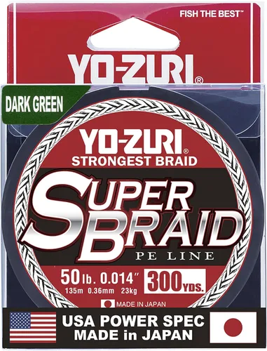 Yo-Zuri Superbraid-and-Braided-Fishing-line Verde oscuro