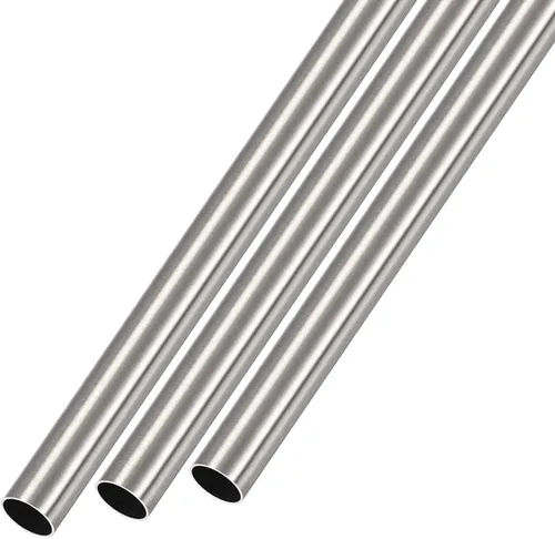 Miniatura 18 de METALLIXITY Tubo de acero inoxidable 304 (0.276 in de diámetro exterior x 0.031 in de alto x 11.811 in de largo) 3 piezas, tubo recto, para muebles