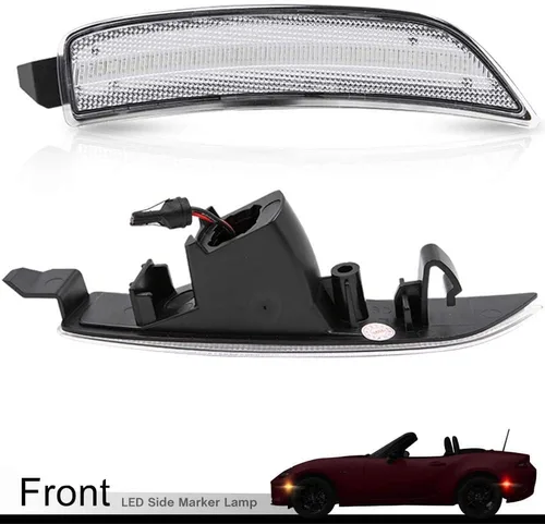 Miniatura 5 de MX-5 Miata repetidor lateral ámbar LED Lámparas de marcador lateral para Mazdo Miata MX-5 LED Turn Singal Kits Powered by SMD Dynamic LED OEM