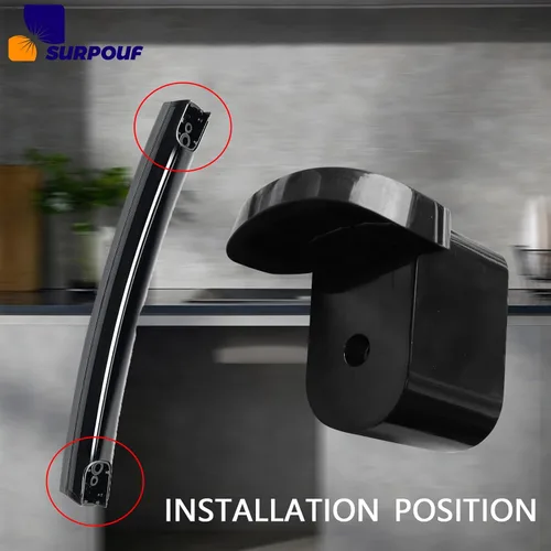 Miniatura 3 de Paquete de 2 soportes de repuesto para mango de microondas WB06X10939 compatible con GE