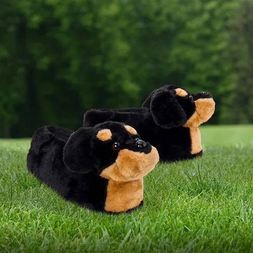 Miniatura 2 de Funziez! Pantuflas peludas para perros para mujeres y hombres, divertidas, zapatos de casa, animales, lindas novedades, gran regalo para el día