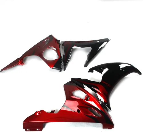 Miniatura 5 de Brillante rojo negro motocicleta carenados completos para Yamaha YZF-600 R6 R6S '06-09 2003 2004 YZF-R6 03 04 molde de inyección ABS cuerpo cuerpo
