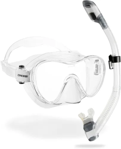 Miniatura 2 de Cressi Scuba Diving Snorkeling Kit - Freediving Mask & Dry Snorkel - F1 & Supernova Dry: Designed in Italy