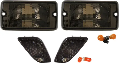 Miniatura 18 de USR 97-06 Wrangler TJ Faros LED de proyector redondos de 7" Pulgadas H6024 con carcasa negra 6024 Haz alto/bajo, faro sellado H6014 (Par) Compatible