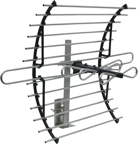 Miniatura 4 de GE 33692 antena HD para montaje en ático, largo alcance, diseño compacto con soporte para canales VHF/UHF, rango de 60 millas