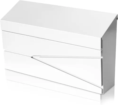 Miniatura 11 de Ydocabinit Buzón de montaje en pared, buzón de gran capacidad para casa, caja de correo metálica de acero galvanizado a prueba de óxido, buzones