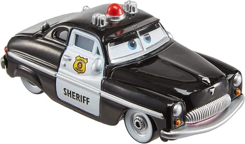 Miniatura 3 de Mattel Disney/Pixar Cars Sheriff Vehículo fundido a troquel (escala 1:55)