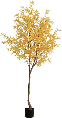 Miniatura 6 de Nearly Natural Árbol de otoño artificial de arce otoñal de 7 pies
