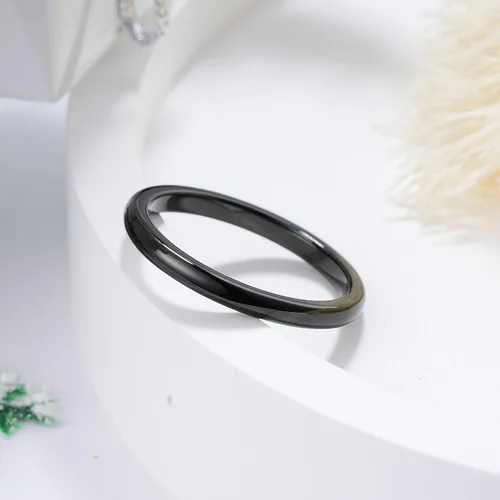 Miniatura 118 de King Will Alianza de boda de carburo de tungsteno para hombres y mujeres, anillos de promesa para parejas abovedados de alto pulido