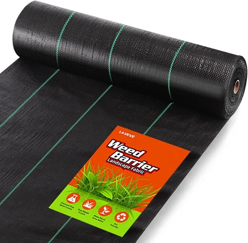 Miniatura 8 de LAVEVE Tela de barrera contra malezas de 3 x 50 pies, paño de jardín resistente de alta calidad, cubierta de suelo para jardinería, agricultura