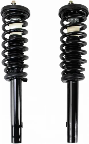 Miniatura 293 de TRQ Conjunto de Amortiguador y Resorte Delantero Cargado con Resorte Helicoidal Pre-ensamblado Compatible con Jeep Cherokee Limited AWD 14-22 Sin