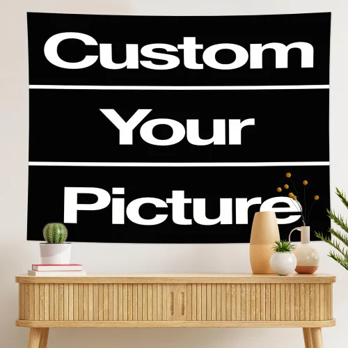 Miniatura 15 de Jhdstore Tapiz personalizado para colgar en la pared, pancartas y letreros para colgar en la pared, personaliza tapices de pared para dormitorio, 29