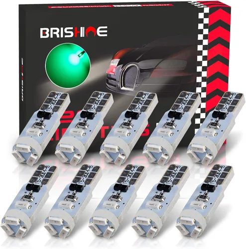 Miniatura 16 de 10X Bombillas LED T5 Ámbar Amarilla Canbus Sin Errores 3014 Chipsets 74 2721 37 PC74 70 73 17 Bombillas LED para Interior, Panel de Instrumentos