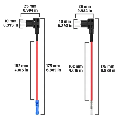 Miniatura 3 de Micro2 Añadir un circuito fusible 12V APT Micro II adaptador de repuesto automotriz fusibles conector de grifos ATR 12 voltios con 4 fusibles 5 10