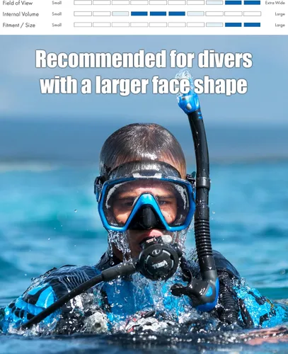 Miniatura 8 de Tusa M1001 máscara de buceo FREEDOM HD