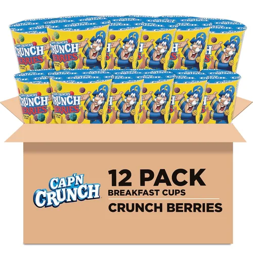 Miniatura 7 de Cap'n Crunch Cereales, paquete variado de 3 sabores, cajas de tamaño grande, (paquete de 4)