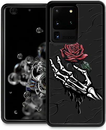 Miniatura 147 de CARLOCA Funda compatible con Samsung Galaxy S20, familia de jirafas divertidas en blanco y negro, para niñas y mujeres, diseño gráfico de moda, a