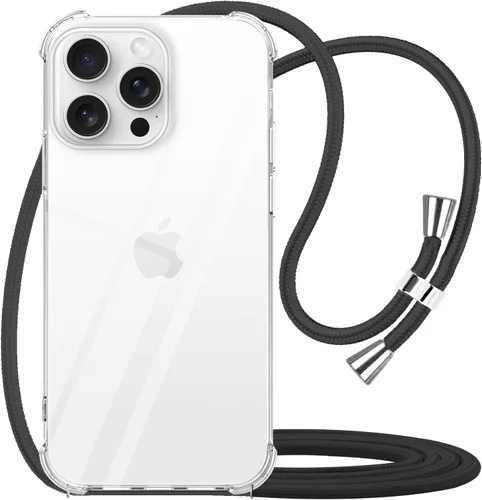 Miniatura 19 de para Google Pixel 6a Funda con Correa Ajustable para Cuello, Hombro y Cruzada Transparente Funda Móvil Duradera, Suave y delgada de Ajuste Perfecto