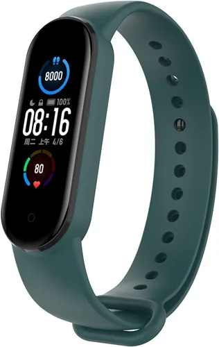 Miniatura 10 de hengkang Compatible con Amazfit Band 5/Xiaomi Mi Band 6/Mi Band 5, correas de repuesto ajustables de silicona deportiva para Amazfit Band 5, Mi Band